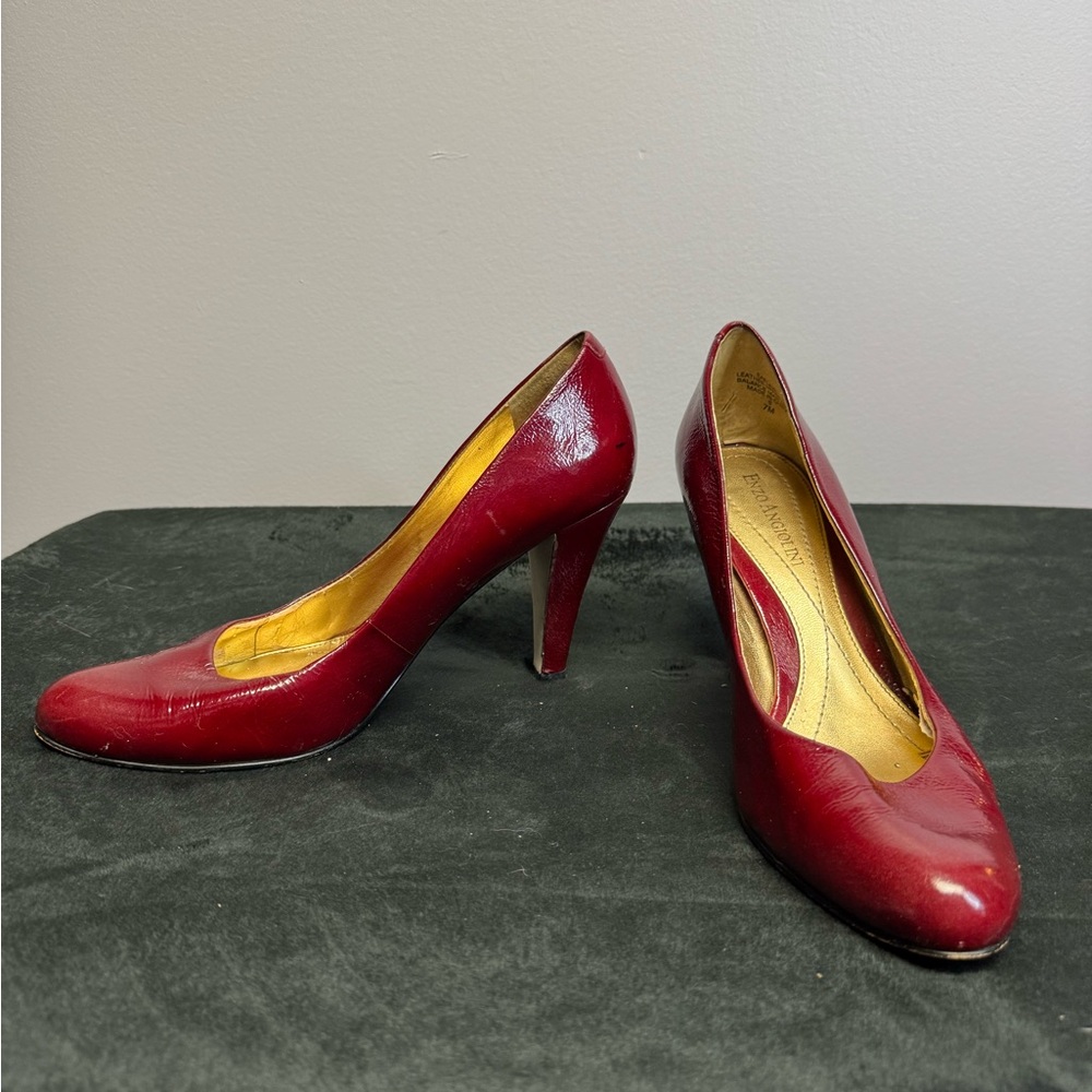Ruby Leather High Heel Pumps